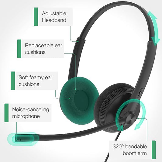 Yealink UH34 Headset - Dual