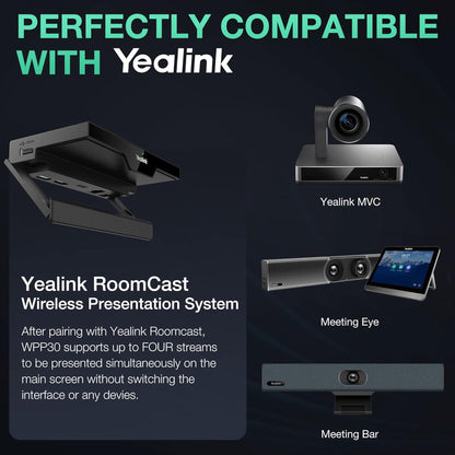 Yealink WPP30 USB Type-C 4K Wireless Presentation Pod